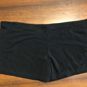 Mysteriously black sexy boy short with holes where but cheeks go NWOT